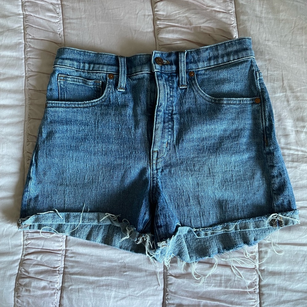 Madewell High Rise Denim Shorts